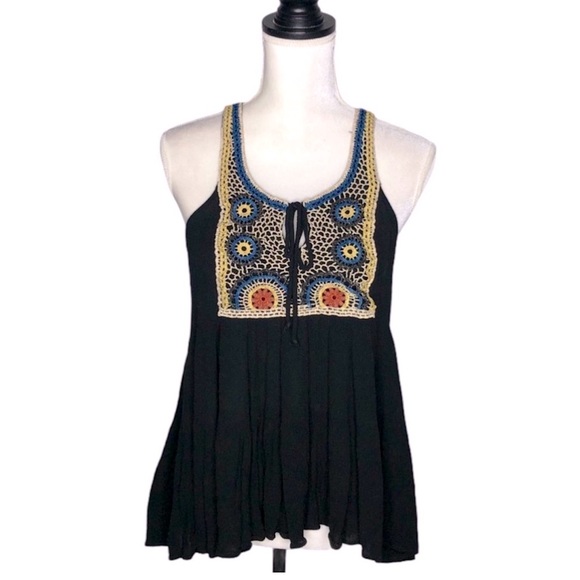 🌼ALTAR'D STATE • Crochet Boho Babydoll Tank - Picture 1 of 5